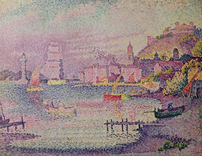 Départ du port de Saint-Tropez, 1902 - Paul Signac